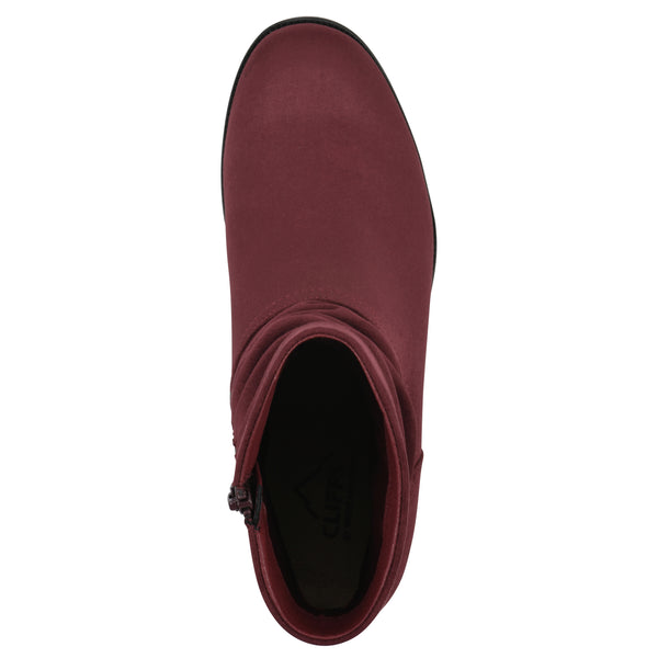 Summit By White Mountain Durbon Bootie - Burgundy Fabric
