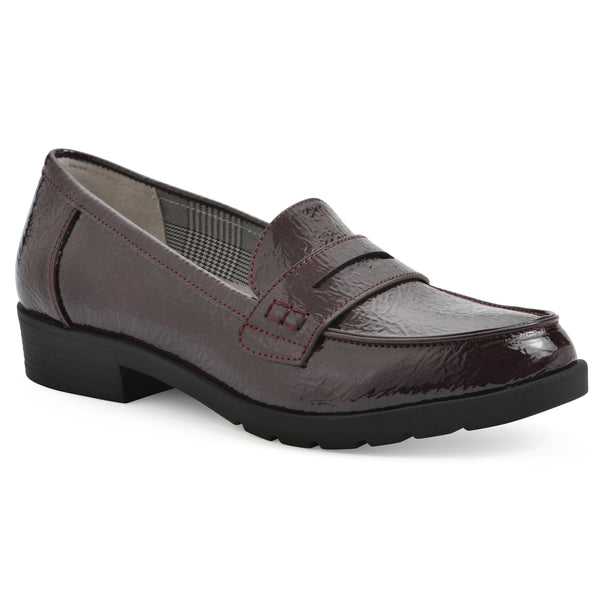 summit by white mountain Galah Loafer - Burgundy Patent