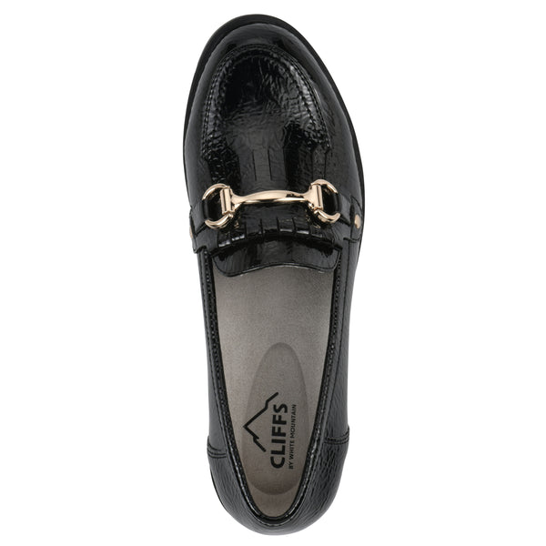 Summit By White Mountain Galeena Loafer - Black Patent