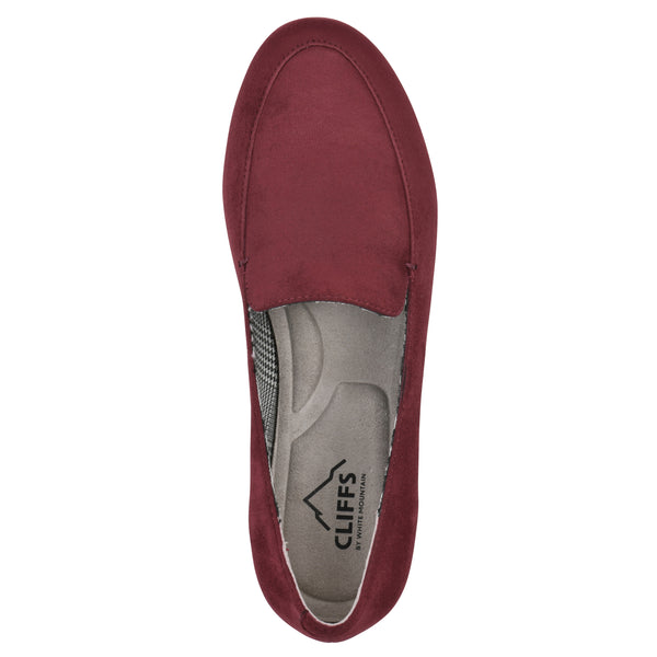 Summit By White Mountain Gallant Loafer - Burgundy Fabric