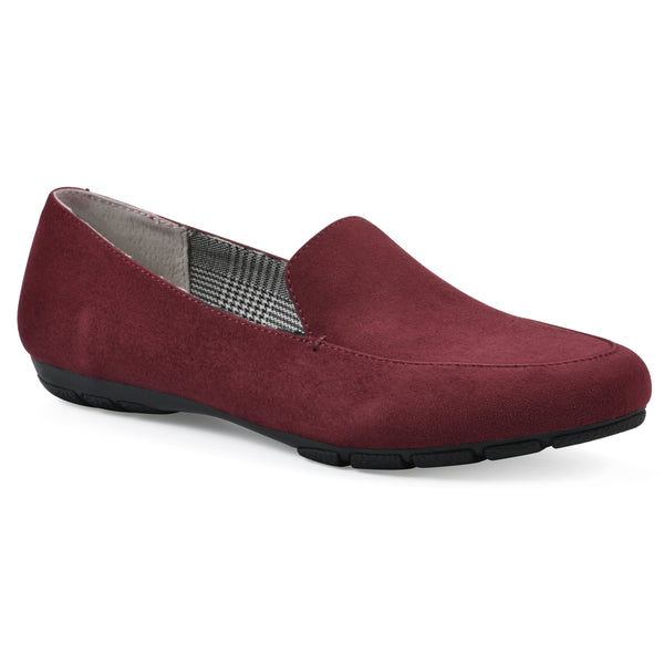 summit by white mountain Gallant Loafer - Burgundy Fabric