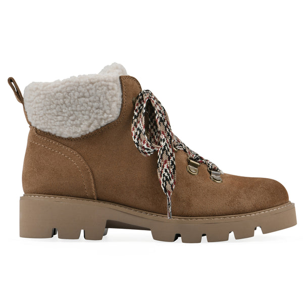 Summit By White Mountain Gloving Bootie - Chestnut Suede