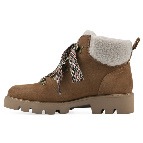 Summit By White Mountain Gloving Bootie - Chestnut Suede