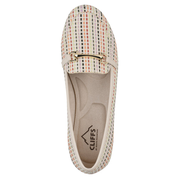 Summit By White Mountain Glowing Loafer - Multi Raffia