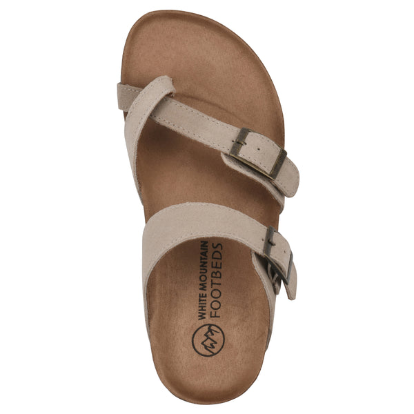 Summit By White Mountain Gracie Footbeds Sandal - Sandal Wood Suede