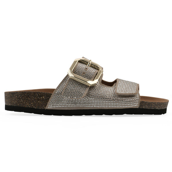 Summit By White Mountain Granitas Footbeds Sandal - Sandal Wood Suede