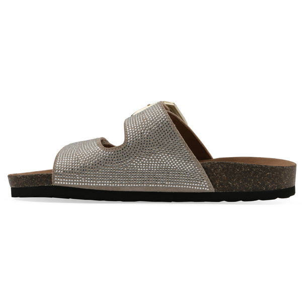 Summit By White Mountain Granitas Footbeds Sandal - Sandal Wood Suede
