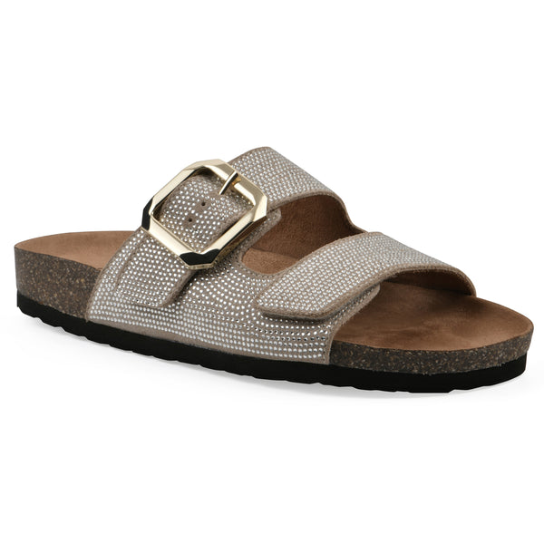 summit by white mountain Granitas Footbeds Sandal - Sandal Wood Suede