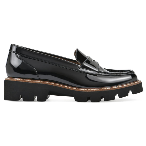Summit By White Mountain Gunner Loafer - Black Patent