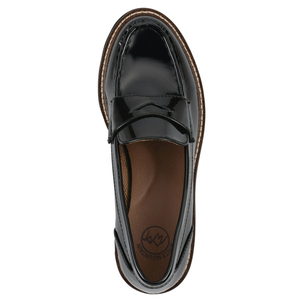 Summit By White Mountain Gunner Loafer - Black Patent