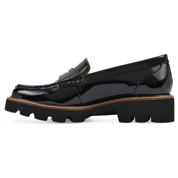 Summit By White Mountain Gunner Loafer - Black Patent