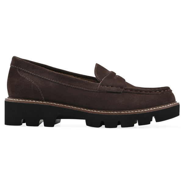 Summit By White Mountain Gunner Loafer - Coco Brown Suede