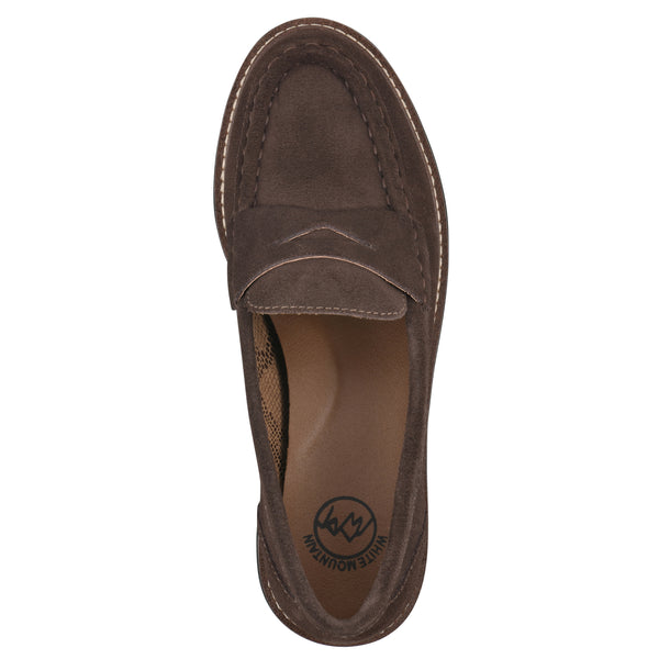 Summit By White Mountain Gunner Loafer - Coco Brown Suede