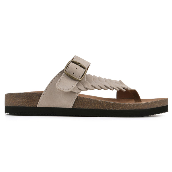 Summit By White Mountain Happier Footbeds Sandal - Sandal Wood Suede
