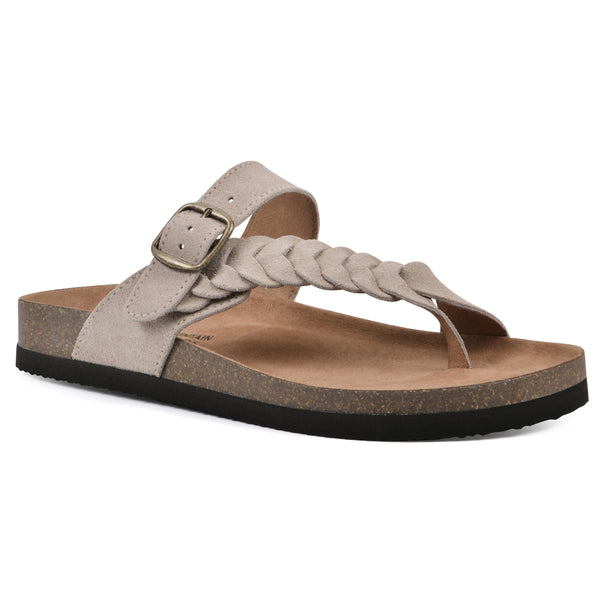 summit by white mountain Happier Footbeds Sandal - Sandal Wood Suede