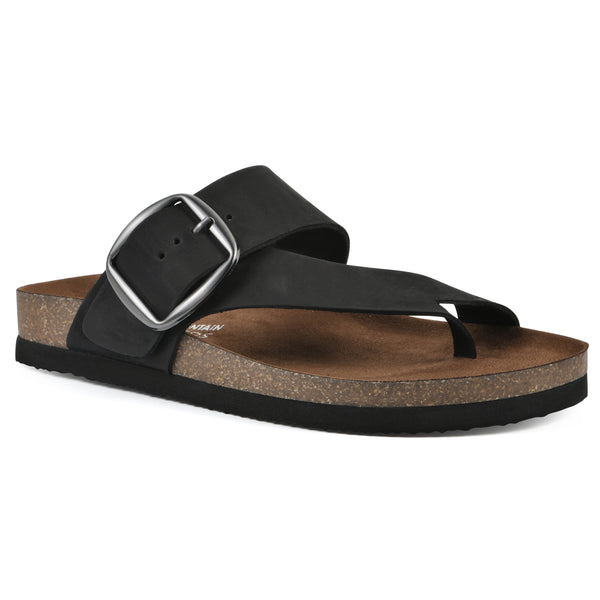 summit by white mountain Harley Footbeds Sandal - Black