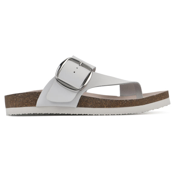 Summit By White Mountain Harley Footbeds Sandal - White