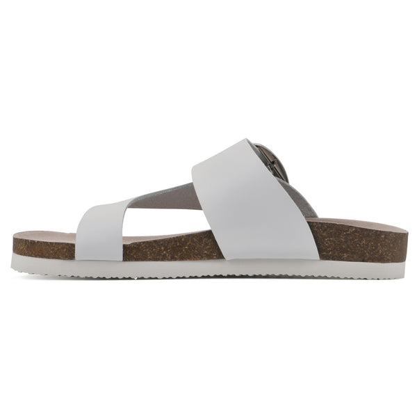 Summit By White Mountain Harley Footbeds Sandal - White