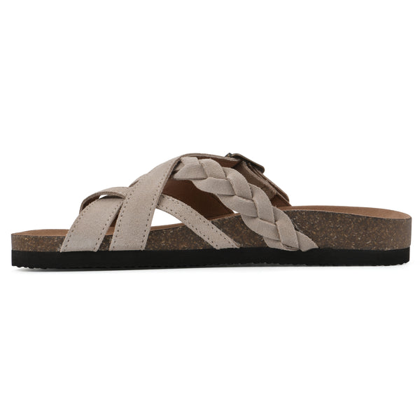 Summit By White Mountain Harrington Footbeds Sandal - Sandal Wood Suede