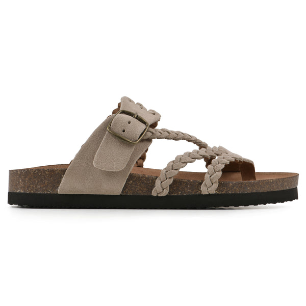 Summit By White Mountain Hayleigh Footbeds Sandal - Sandal Wood Suede