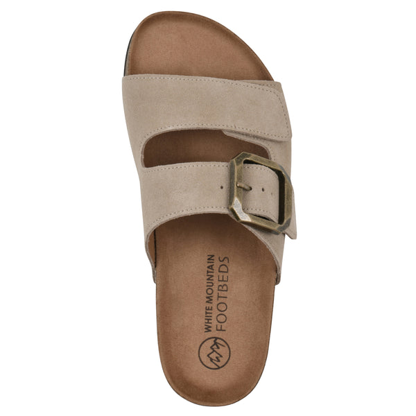 Summit By White Mountain Hayloft Footbeds Sandal - Sandal Wood Suede