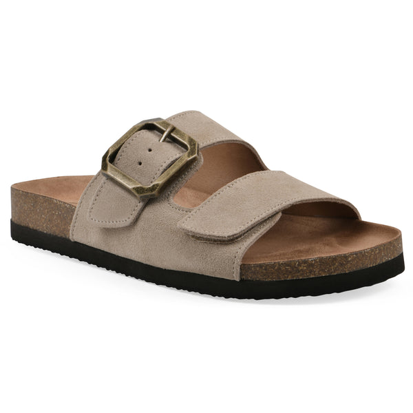 summit by white mountain Hayloft Footbeds Sandal - Sandal Wood Suede
