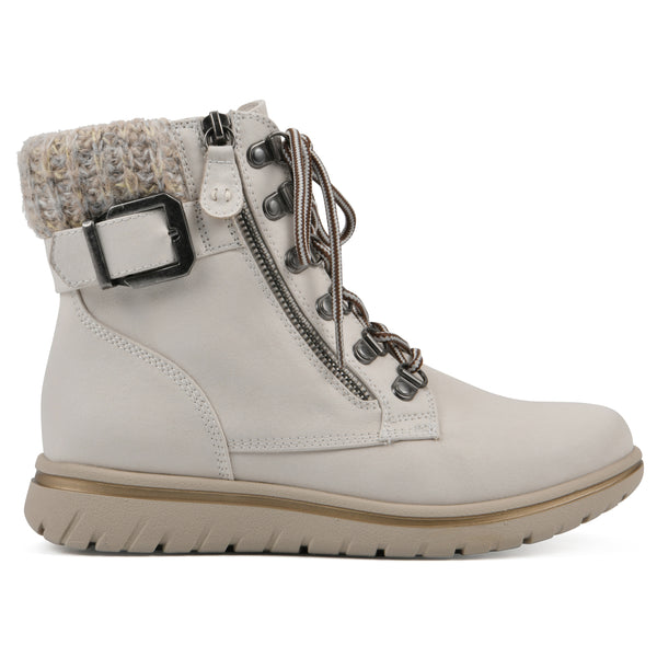 Summit By White Mountain Hearty Bootie - Winter White