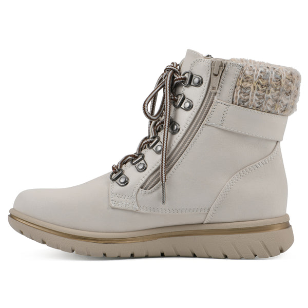 Summit By White Mountain Hearty Bootie - Winter White