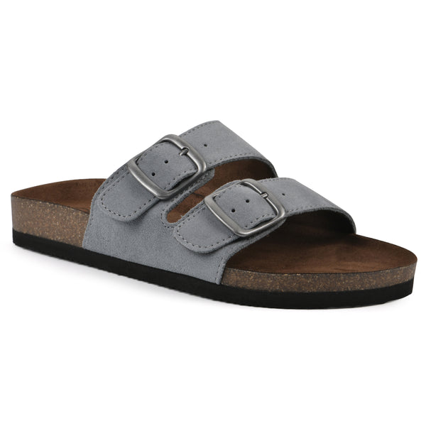 summit by white mountain Helga Footbeds Sandal - Blue Raspberry Suede