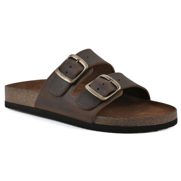 summit by white mountain Helga Footbeds Sandal - Brown Leather