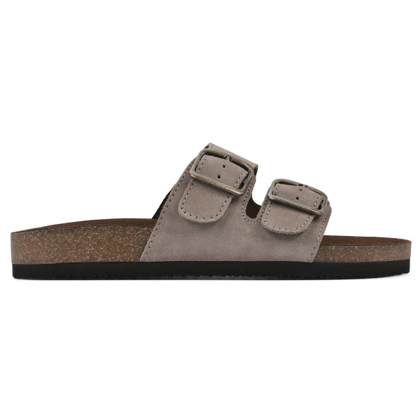 Summit By White Mountain Helga Footbeds Sandal - Light Taupe Suede