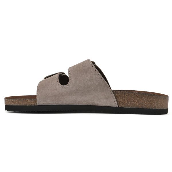 Summit By White Mountain Helga Footbeds Sandal - Light Taupe Suede