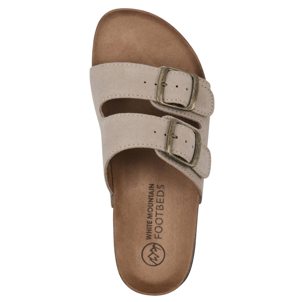 Summit By White Mountain Helga Footbeds Sandal - Sandal Wood Suede