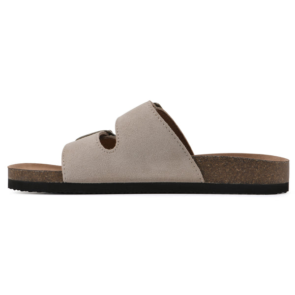Summit By White Mountain Helga Footbeds Sandal - Sandal Wood Suede