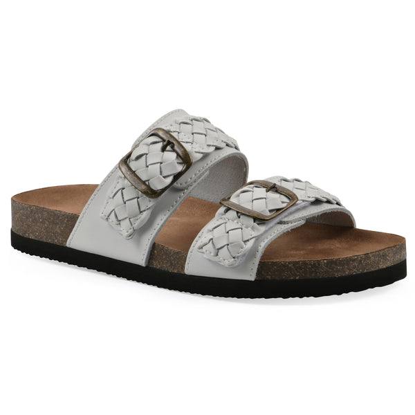summit by white mountain Hey Hey Footbeds Sandal - White Leather