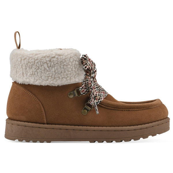 Summit By White Mountain Icebox Bootie - Whiskey Suede