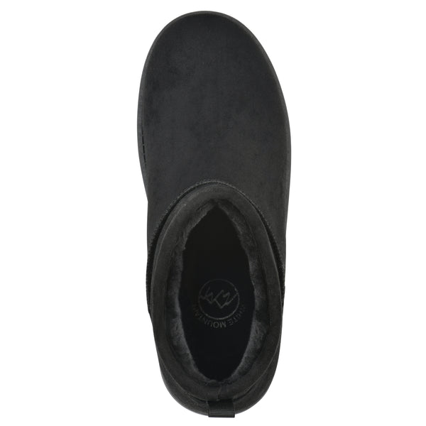 Summit By White Mountain Inspa Bootie - Black Faux Suede