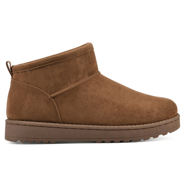 Summit By White Mountain Inspa Bootie - Chestnut Faux Suede