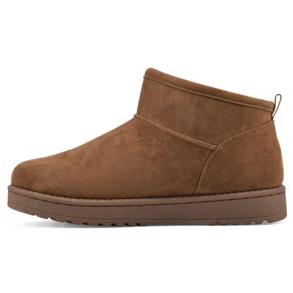 Summit By White Mountain Inspa Bootie - Chestnut Faux Suede