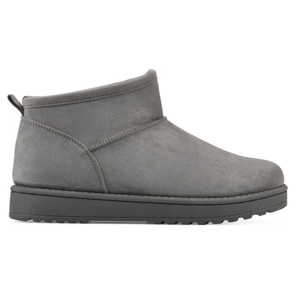 Summit By White Mountain Inspa Bootie - Grey Faux Suede