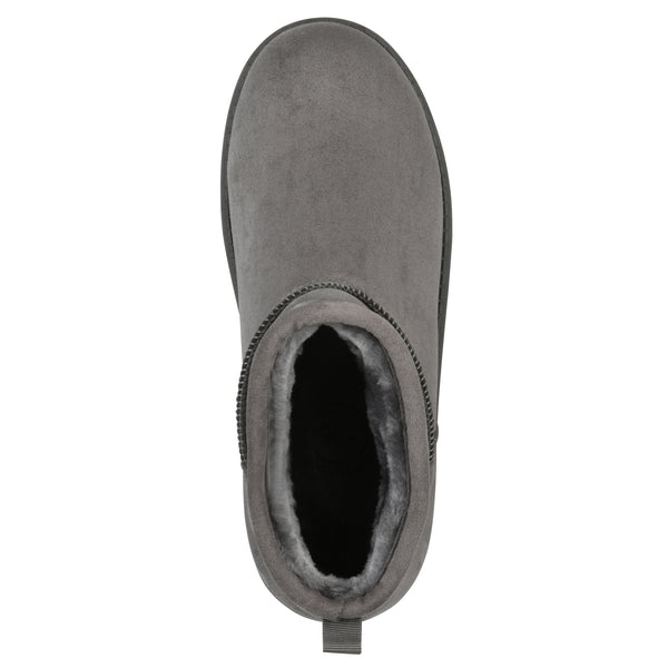 Summit By White Mountain Inspa Bootie - Grey Faux Suede