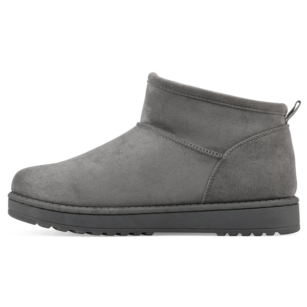 Summit By White Mountain Inspa Bootie - Grey Faux Suede