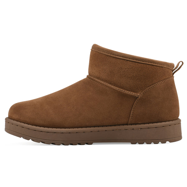 Summit By White Mountain Inspo Bootie - Whiskey Suede