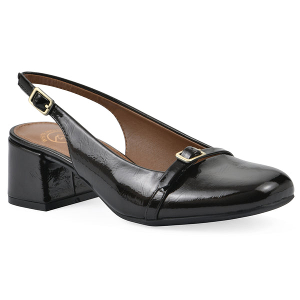 summit by white mountain Later Slingback Heel - Bronze Patent
