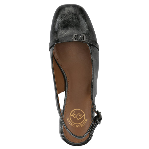 Summit By White Mountain Later Slingback Heel - Pewter Patent