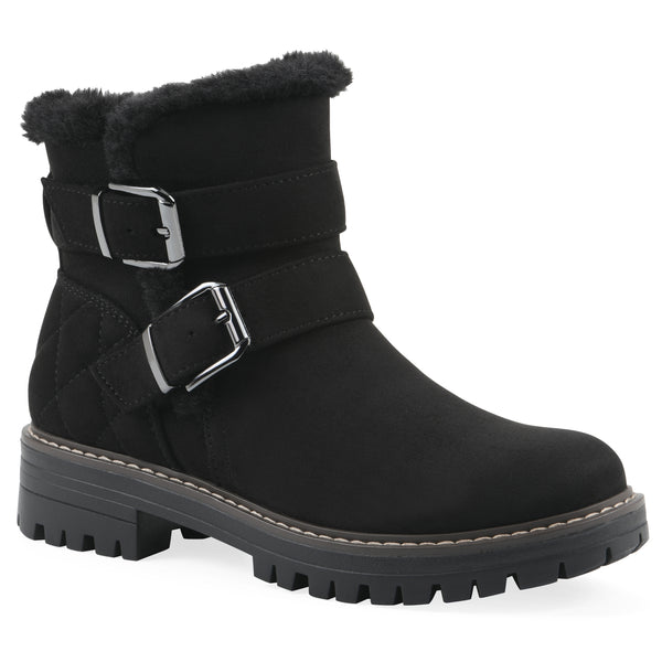 summit by white mountain Marvin Bootie - Black Fabric