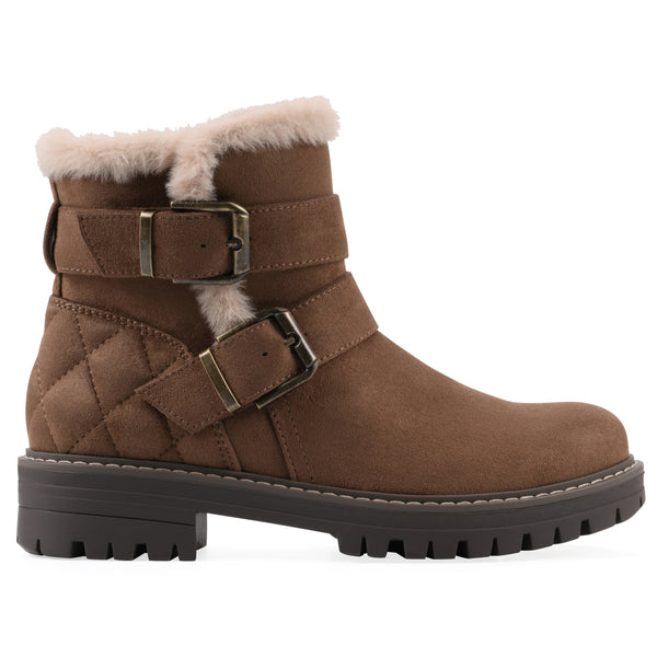 Summit By White Mountain Marvin Bootie - Chestnut Fabric