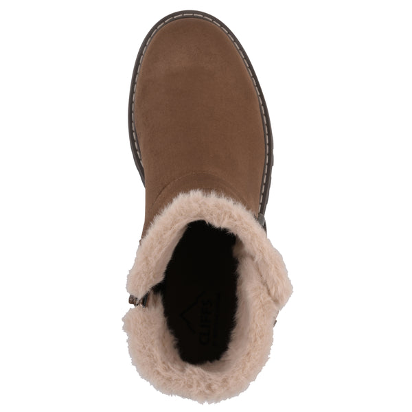 Summit By White Mountain Marvin Bootie - Chestnut Fabric