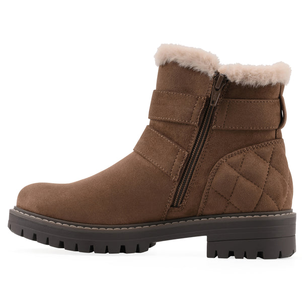 Summit By White Mountain Marvin Bootie - Chestnut Fabric