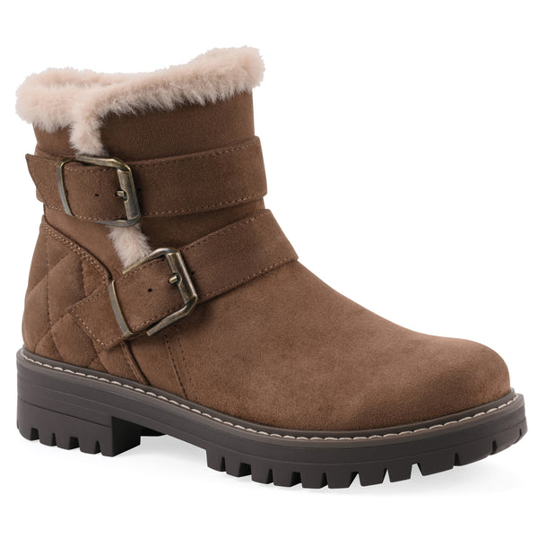 summit by white mountain Marvin Bootie - Chestnut Fabric